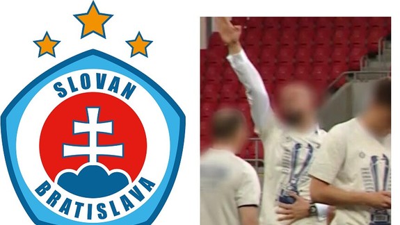 Viceprezident a generálny riaditeľ ŠK Slovan Bratislava Ivan K. bol obvinený za vztýčenú pravicu v Trnave