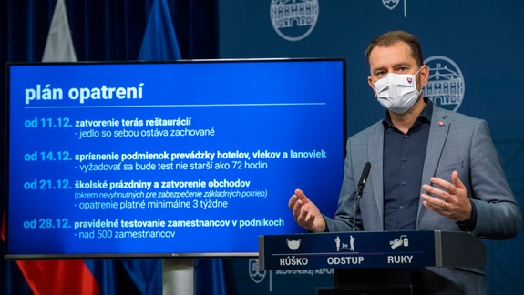 Takto bude vyzerať vianočný lockdown: Igor Matovič predstavil nové opatrenia
