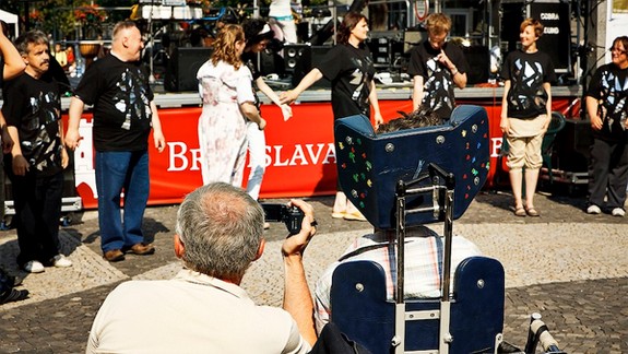 Na Hviezdoslavovom námestí bol Deň krivých zrkadiel