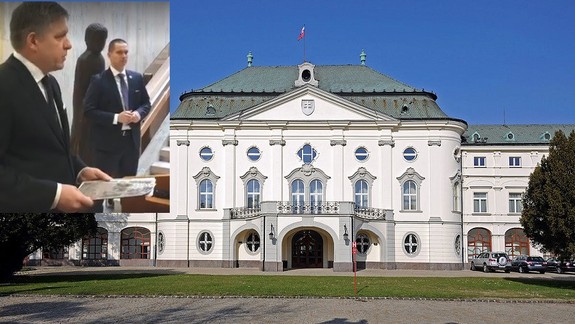 FOTO a VIDEO: Navozil niekto dlažobné kocky pred úrad vlády alebo sú z rozpadajúcich sa chodníkov na Námestí slobody?