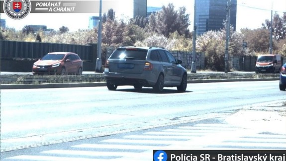 Cestný pirát: Na Vajnorskej prekročil povolenú rýchlosť o viac ako 50 km/h