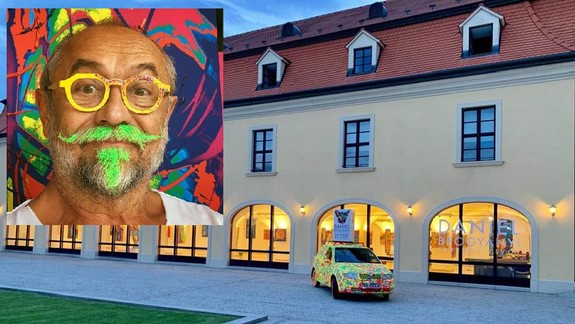 VIDEO: Umelec prišiel na Bratislavský hrad v pomaľovanom aute, ale policajti proti nemu zakročili