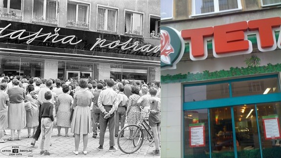 FOTO a VIDEO: Pred 60 rokmi otvorili v centre Veľkopredajňu potravín - viete, prečo sa volala Teta?
