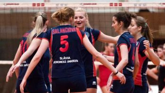 Volejbalistky Slávie EU a Doprastavu v semifinále extraligy