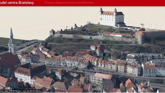 Poprechádzajte sa po virtuálnej Bratislave: Zverejnili 3D mapy mesta zo súčasnosti i minulosti