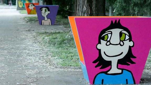 FOTO Projektom Láska na betón sa môžete pokochať pri prechádzke po dunajskom korze