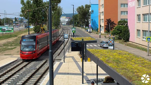 Bratislava má prvú zelenú zastávku MHD, nájdete ju na Vajnorskej