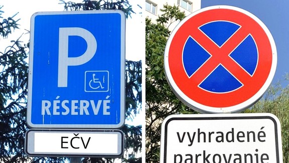 Aj v Petržalke miznú zo značiek ŠPZ-ky, nápis reservé nahrádza zákaz zastavenia