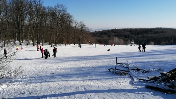 Krásna zima: Bratislavčania sa hromadne vybrali do prírody