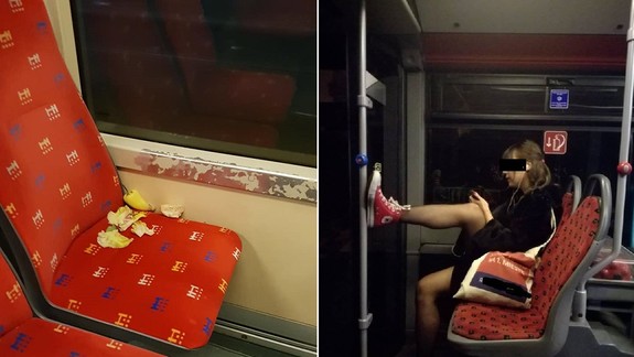 FOTO: Niektorí cestujúci sa vo vozidlách MHD správajú ako opice