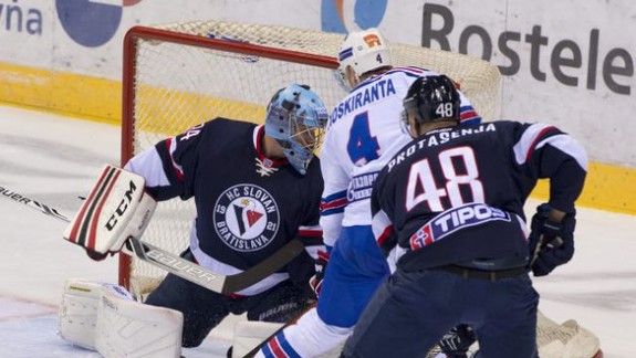 HC Slovan prehral s obhajcom Gagarinovho pohára po predĺžení