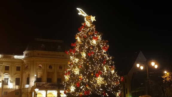 HLASUJTE: Ktorý vianočný stromček v centre Bratislavy sa vám páči najviac? Vyberte si podľa fotografie