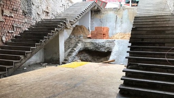 FOTO: Podchod na Trnavskom mýte: Demontovali a odviezli eskalátory