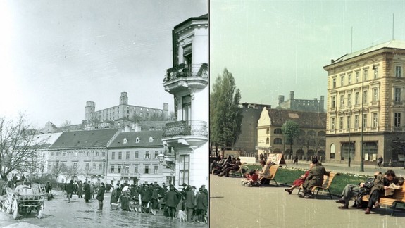 FOTO a VIDEO: Aj takéto romantické pohľady sa kedysi naskytovali Bratislavčanom z Rázusovho nábrežia