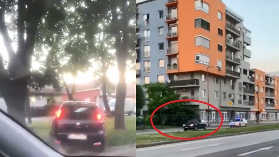 VIDEO: Muž unikajúci v Punte pred policajtami spôsobil v Podunajských Biskupiciach poriadny rozruch!