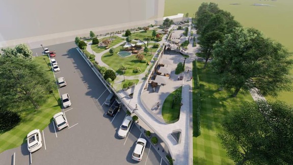 VIZUALIZÁCIE: Takto by vyzeral parkovací dom na Štrkovci, súčasťou je aj zveľadenie verejného priestoru
