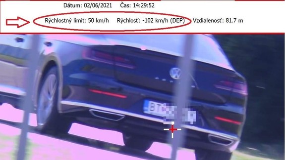 Pirát ciest: Vodič na Rožňavskej prekročil dovolenú rýchlosť viac ako dvojnásobne