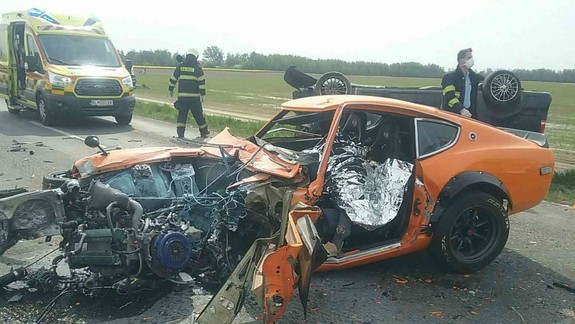 FOTO: Hrozná nehoda medzi Tomášovom a Novou Dedinkou, vyhasol pri nej ľudský život