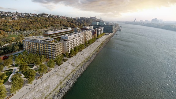 Prinesie 153 rezidencií i zelené námestie: Pokračovanie River Parku má stavebné povolenie