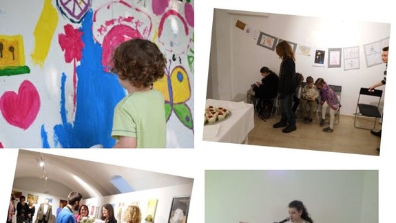 Deti s Aspergerovým syndrómom vystavovali svoje obrazy