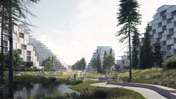 Vyrastie v Petržalke obytný komplex pripomínajúci Alpy? Pozrite si vizualizácie