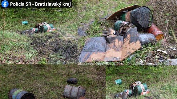 Už ich majú. Policajti obvinili mužov, ktorí vyhodili sudy s odpadom na Železnej studničke a v Lamači