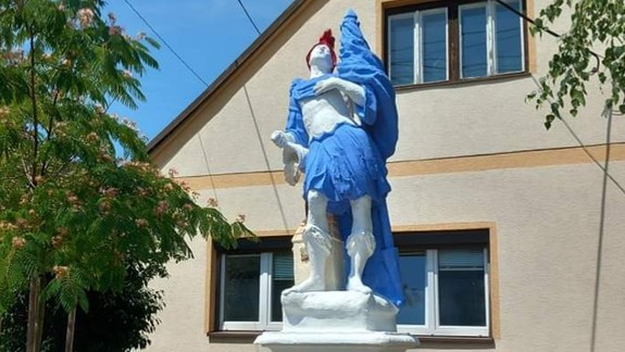 Dobrá správa: Poškodená socha sv. Floriána v Rači sa dočká obnovy