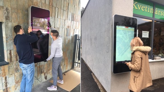 FOTO: Na dvoch najväčších bratislavských cintorínoch pribudli dotykové informačné panely