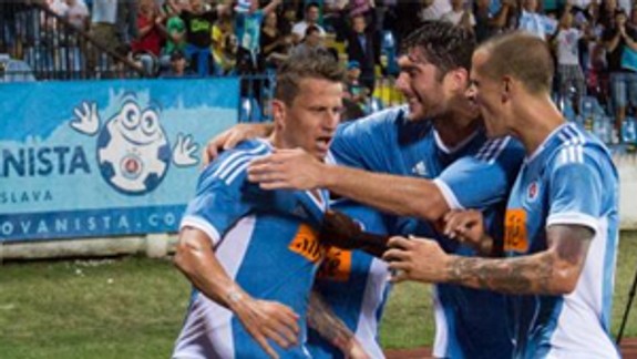 Slovan v predkole Ligy majstrov zdolal Tiraspoľ 2:1