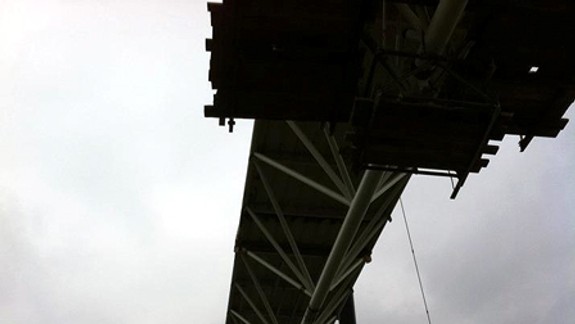 Cyklomost dnes predpoludním spojil slovenský a rakúsky breh