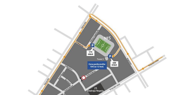 Počas MS budú môcť miestni obyvatelia i motorizovaní návštevníci Bratislavy parkovať pod Národným futbalovým štadiónom!