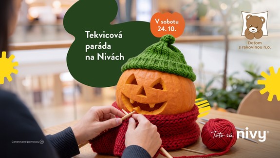 Tekvicová paráda na Nivách. Tvorivé popoludnie pomôže aj deťom s rakovinou
