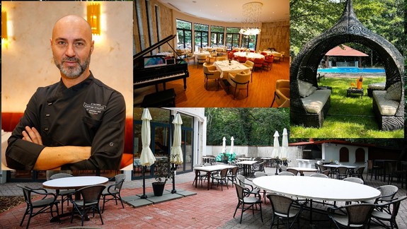 FOTO: Talian Andrea premenil chátrajúci objekt v Horskom parku na luxusnú reštauráciu pri "morskom" bazéne...