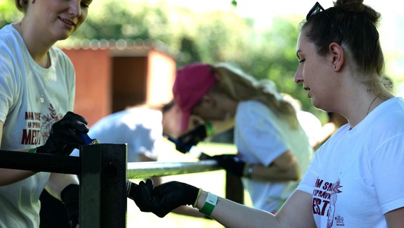 Dobrovoľníci obsadili zoo: Upratovali areál a natierali ploty