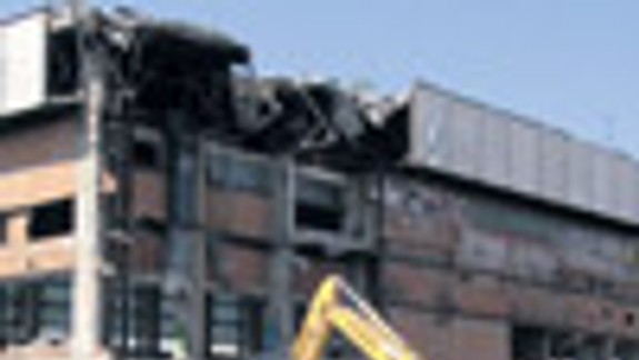 Bývalé kúpele Centrál sú už zbúrané