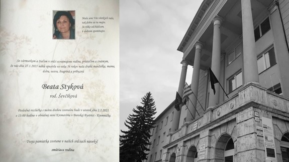 Banskobystričanka Beáta S. nezomrela na následky očkovania, ale príčinou smrti bol práve Covid-19