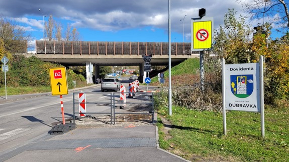 NDS bude demontovať dočasné dopravné značenie na D2 pri Ulici J. Alexyho