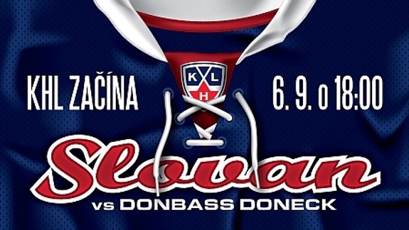 HC Slovan dnes v prvom zápase KHL vyzve Donbass Doneck
