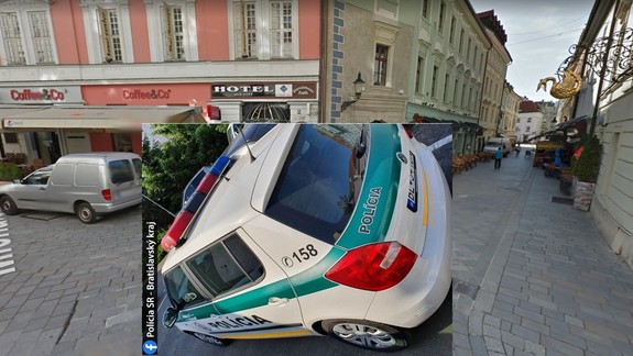 Zaskočení štátni policajti: Rakúšan im chcel ukradnúť zo služobného auta anténu!