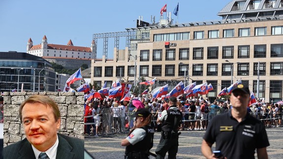 Bezpečnostný analytik Šátek: Staré Mesto mohlo a malo protestnú demonštráciu zakázať!