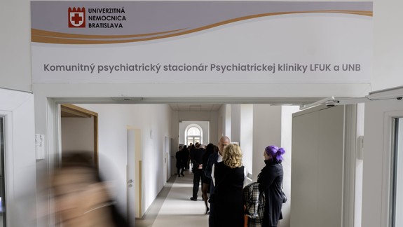 UNB otvorila v nemocnici v Starom Meste komunitný psychiatrický stacionár