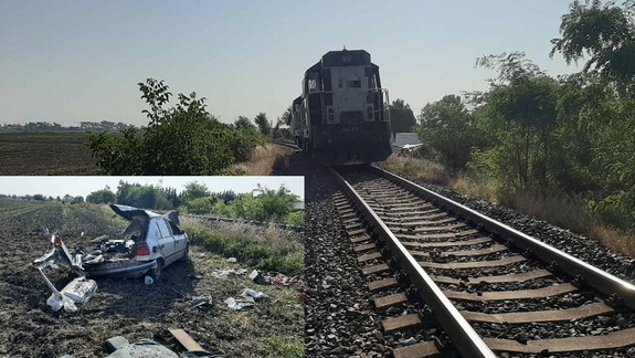 FOTO a VIDEO: Pri zrážke vlaku s autom zahynul vodič - dopravu medzi Bratislavou a Komárnom museli prerušiť