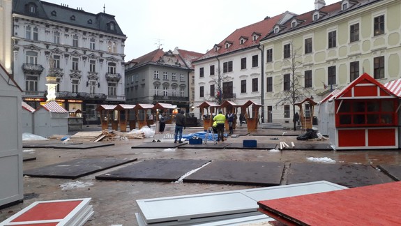 Advent je v lockdowne. Čo môžeme  aj dnes zažiť v centre hlavného mesta?