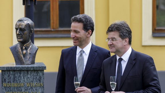 Bratislava si opäť uctila bývalého amerického prezidenta Wilsona – viete, kde má bustu?