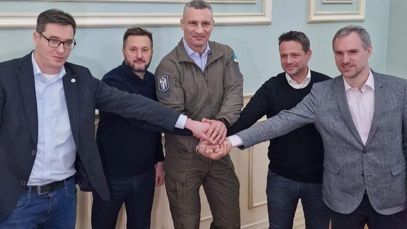 Vallo vedľa Klička: Primátori hlavných miest V4 navštívili Kyjev