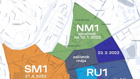Ďalšou zónou v PAAS bude od 21. apríla Hlavná stanica - Blumentál