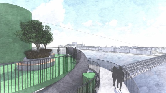 VIZUALIZÁCIE: Na lane cez Dunaj - vyskúšali by ste zipline?