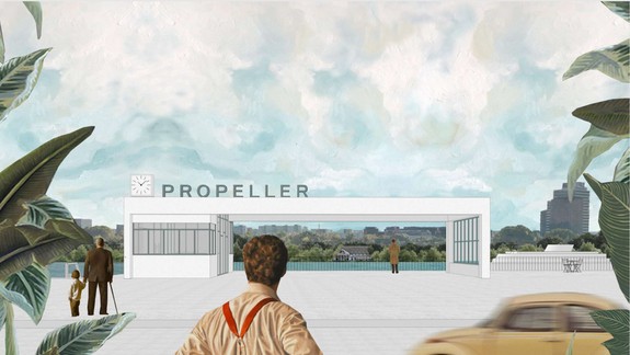 VIZUALIZÁCIE Ako vidí bratislavské nábrežie okolia Propelleru budúca architektka študentka STU Simona?