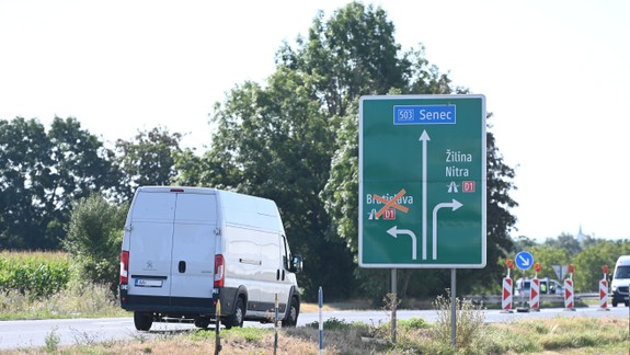 Vodiči, pozor, diaľnica D1 v smere do Bratislavy bude uzavretá