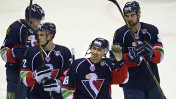 Slovan prehral s Minskom a ukončil tak sezónu KHL